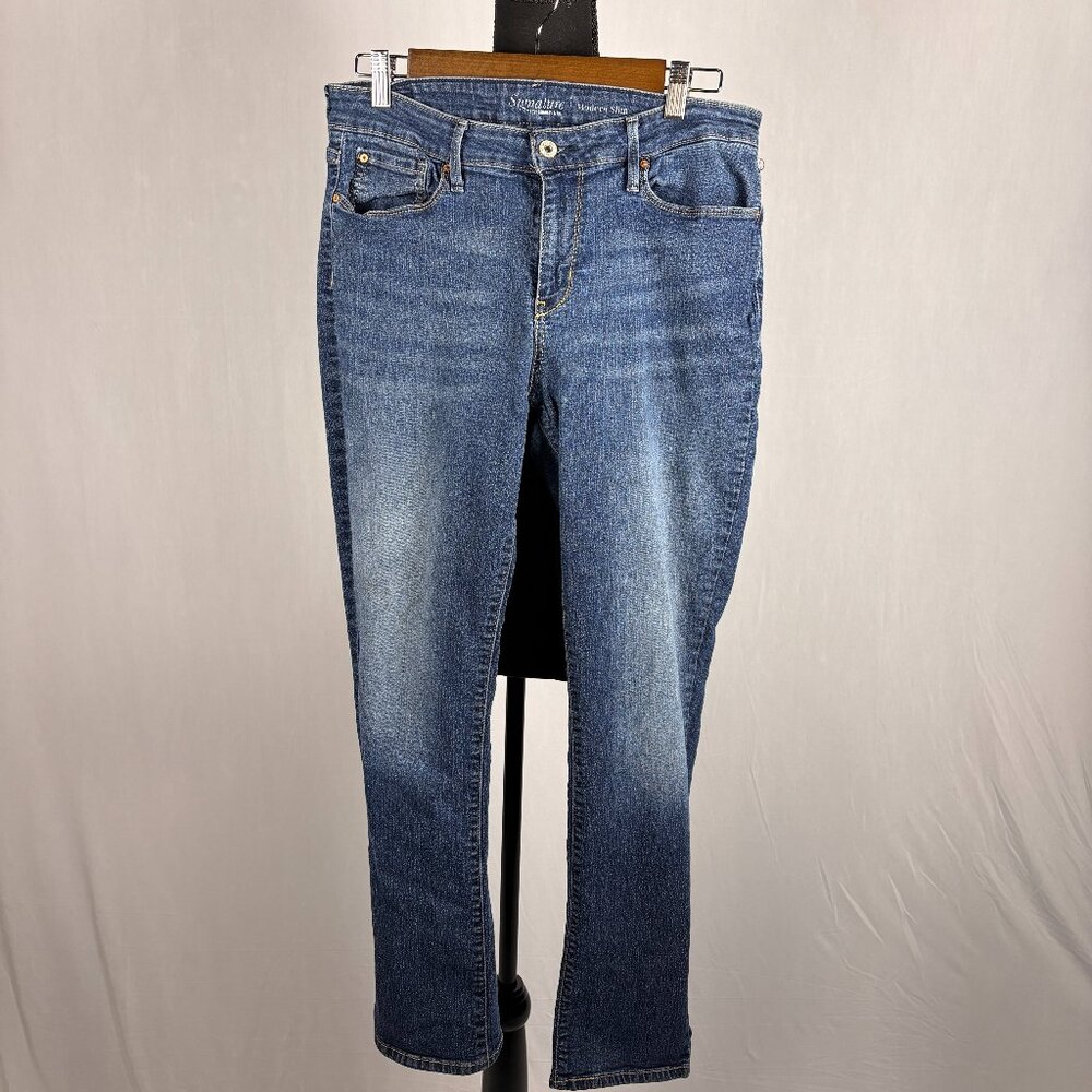 Signature by Levi Strauss | Modern Slim Bootcut Jeans | 12 | Medium Wash